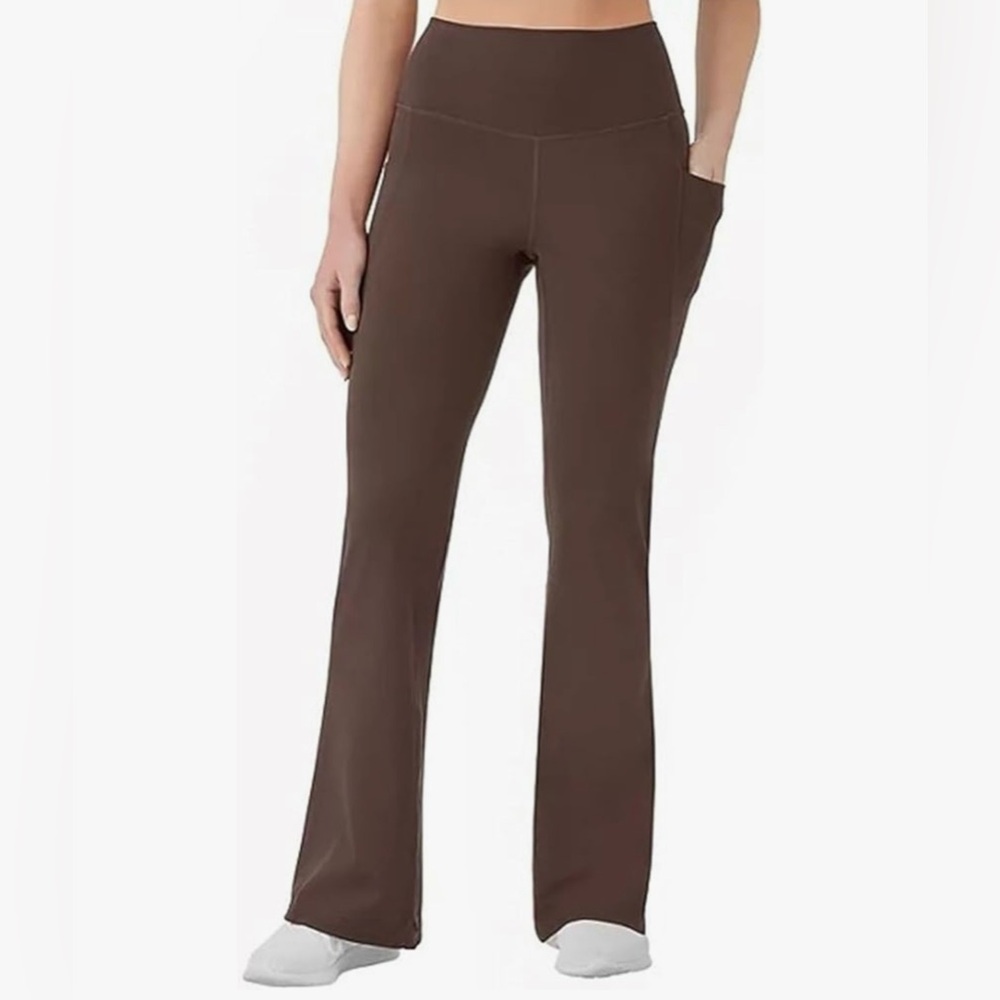 Member’s Mark Women Brown Flare Yoga Pants ‎ Size: 3XL